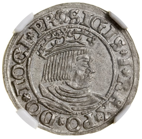 Grosz, 1533, Gdańsk; na awersie końcówka legendy