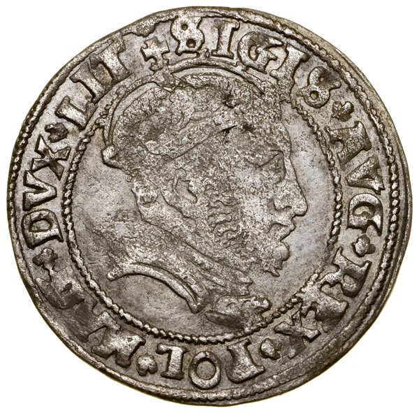 Grosz na stopę litewską, 1546, Wilno; końcówki n