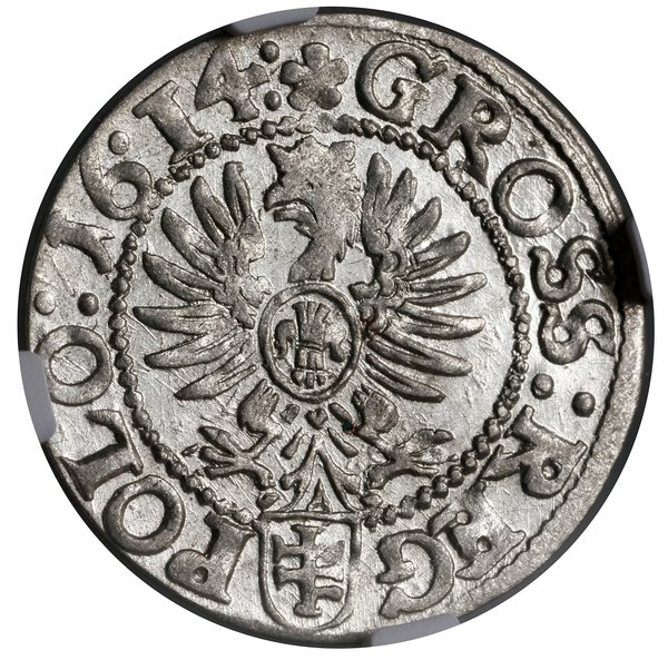 Grosz, 1614, Kraków; Kop. 803 (R), Kopicki (ZIII