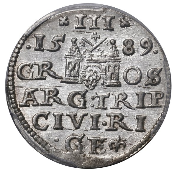 Trojak, 1589, Ryga