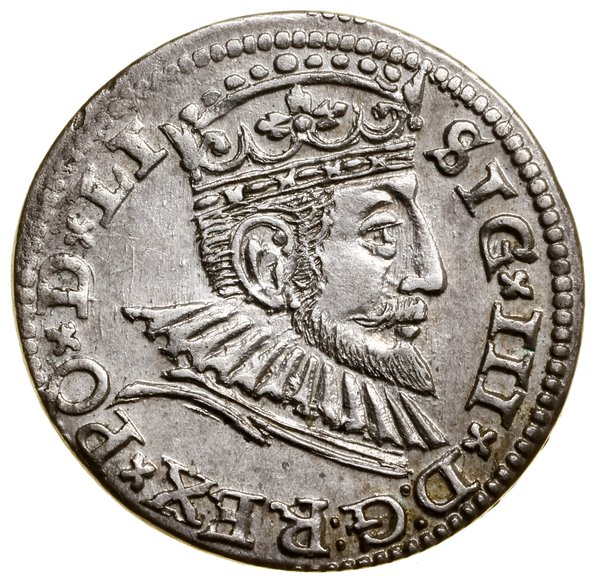 Trojak, 1592, Ryga; końcówka legendy awersu LI; 
