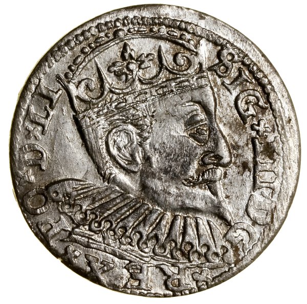 Trojak, 1598, Ryga; bez znaku interpunkcyjnego p