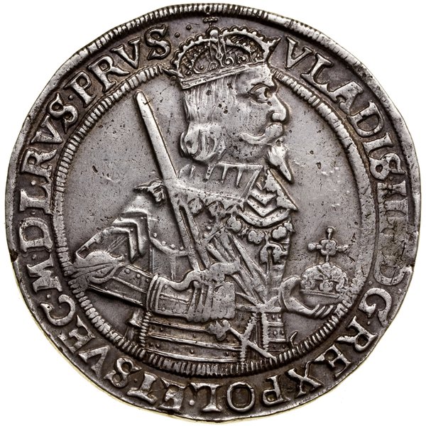 Talar, 1638, Toruń; Aw: Półpostać króla w zbroi 