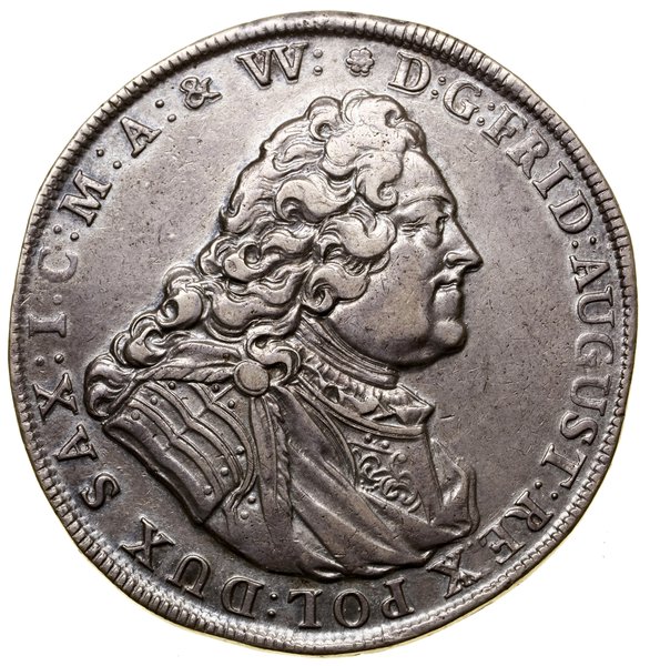 Talar, 1739, Drezno; Aw: Popiersie króla w prawo
