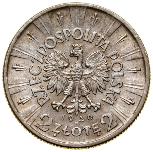 2 złote, 1936, Warszawa