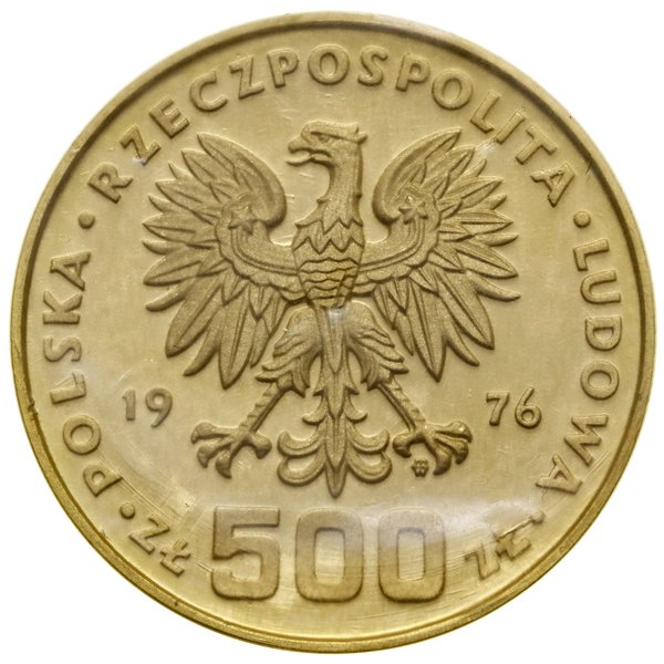 500 złotych, 1976, Warszawa; Tadeusz Kościuszko 