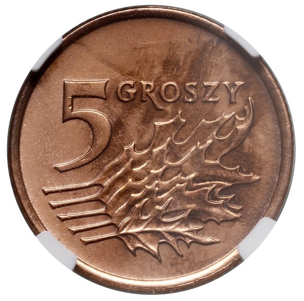 5 groszy, 1992, Warszawa
