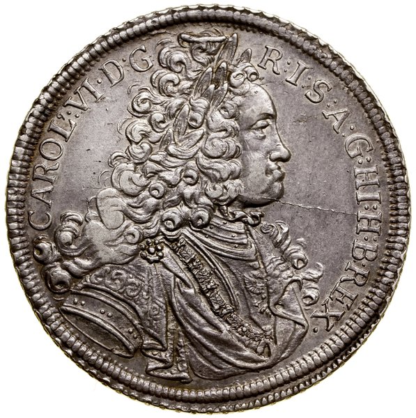Talar, 1716, Wrocław; Aw: Popiersie cesarza w zb