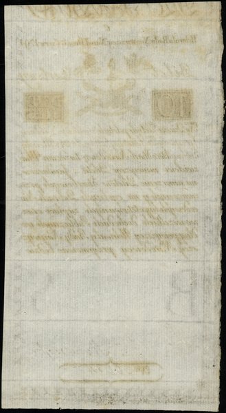 10 złotych, 8.06.1794; seria C, numeracja 30614,