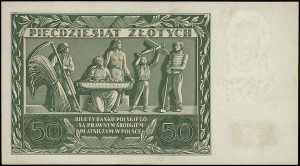 50 złotych, 11.11.1936; Jan Henryk Dąbrowski; se