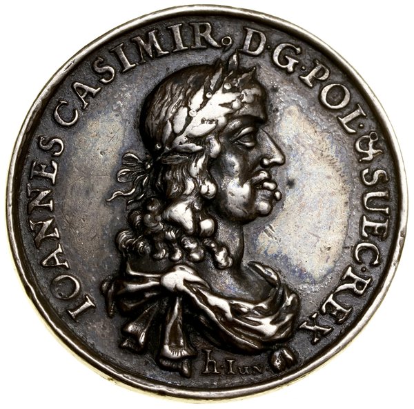 medal z okazji zawarcia pokoju w Oliwie, 1660, autorstwa Jana Höhna młodszego