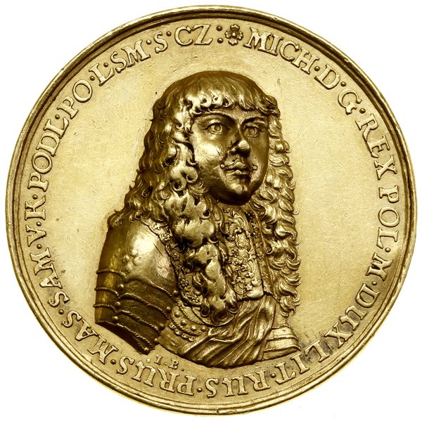 Medal koronacyjny, bez daty (1669), autorstwa Jana Buchheima, Wrocław (?)
