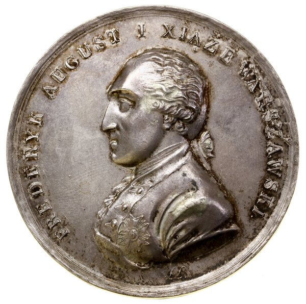 Medal na pamiątkę utworzenia Towarzystwa Przyjaciół Nauk, 1808, projektu Jana Ligbera, Warszawa