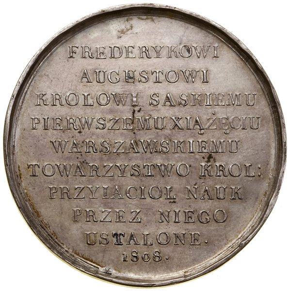 Medal na pamiątkę utworzenia Towarzystwa Przyjac