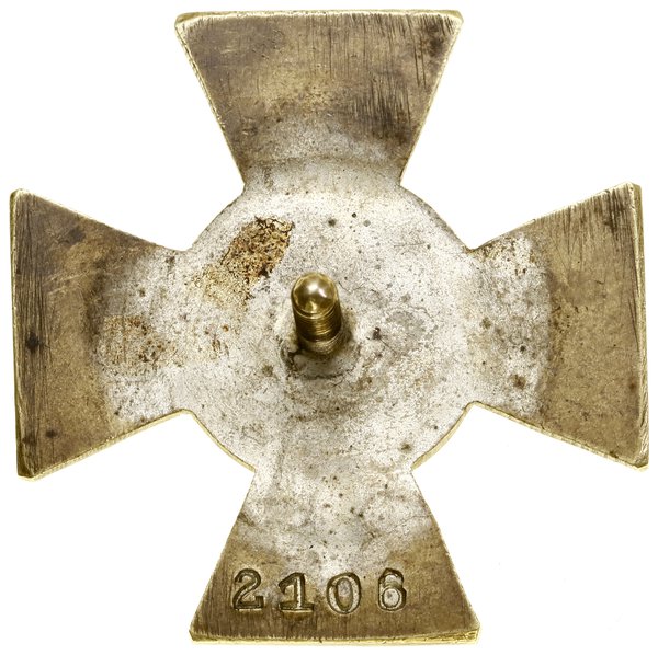 Krzyż Obrony Lwowa z mieczami, od 1919, Lwów; Na