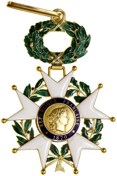 Order Narodowy Legii Honorowej III klasy (L’Ordre national de la Légion d’honneur), 1870–1946