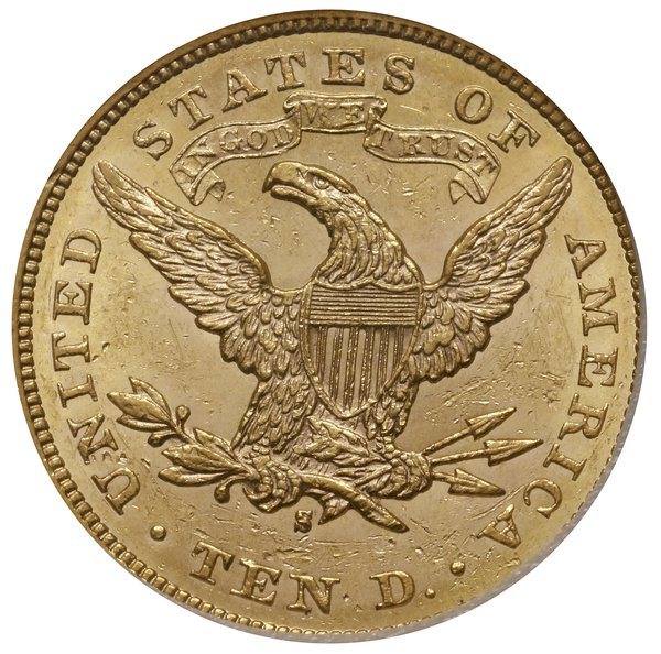 10 dolarów, 1881 S, San Francisco; typ Liberty H
