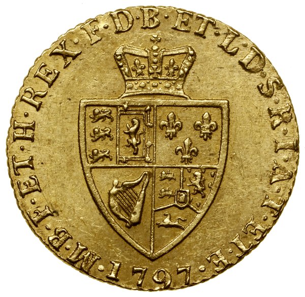 1/2 gwinei, 1797, Londyn; Fr. 362, KM 608, S. 37