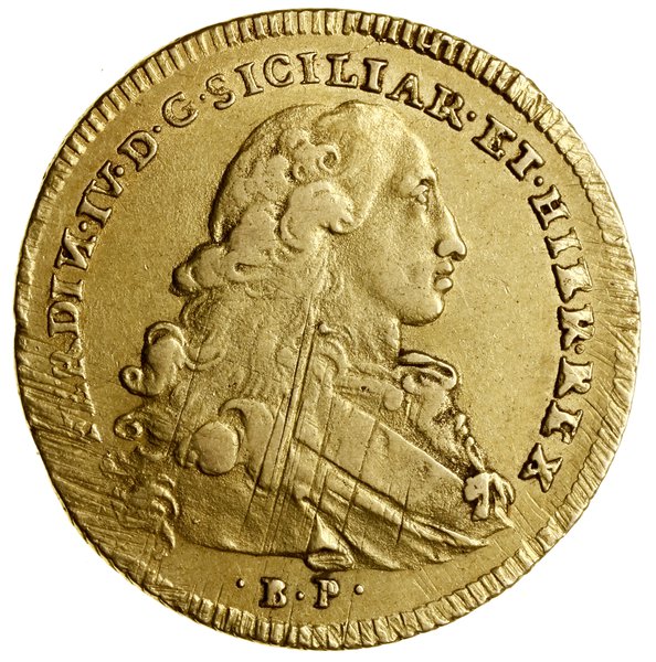 6 ducati (dukatów), 1770, Neapol; CNI XX/574/76,