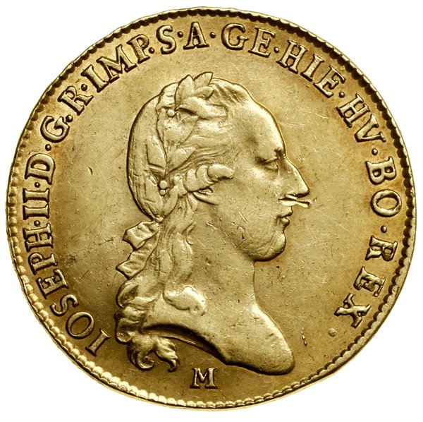 Sovrano (suweren), 1786 M, Mediolan; ze znakiem 