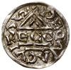 Denar, bez daty (985–995), Ratyzbona, mincerz Ag; Aw: Krzyż, w kątach, kulka, pierścień, kulka i p..