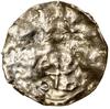 Denar typu Rex, bez daty (ok. 1015–1020), Gniezno (?); Aw: Krzyż grecki, w każdym kącie pierścień,..