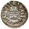 Denar, bez daty (ok. 1170–1180), Kołobrzeg; Aw: Głowa św. Jana, + SCS • IOHANNES; Rw: Budowla  tró..