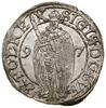 1 öre, 1597, Sztokholm; Aw: Postać władcy w zbro
