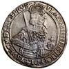 Talar, 1637, Toruń; Aw: Półpostać króla w zbroi w prawo, bez szarfy dowódcy, trzymającego miecz i ..