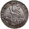 Talar, 1638, Toruń; Aw: Półpostać króla w zbroi w prawo, bez szarfy dowódcy, trzymającego miecz i ..