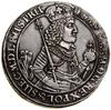 Dwutalar, 1650, Gdańsk; Aw: Półpostać króla w prawo, trzymającego berło zakończone fleuronem oraz ..