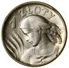 1 złoty, 1925, Londyn; Popiersie kobiety z kłosa