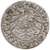 Grosz, 1545, Królewiec; książę z wysokim kołnierzem, końcówka legendy PRVSS, BRAN w legendzie;  Ko..