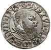 Grosz, 1543, Królewiec; długa broda księcia, końcówka legendy awersu PRVSS; Kop. 3788 (R3),  Slg. ..