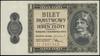 1 złoty, 1.10.1938; seria IJ, numeracja 7601545; Lucow 719 (R3), Miłczak 78b; wyśmienity banknot  ..