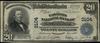 20 dolarów, 4.01.1904; numeracja 25399, niebieska pieczęć, podpisy: Lyons i Roberts; Friedberg 639..