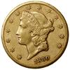 20 dolarów, 1890 CC, Carson City; typ Liberty Head, z motto na rewersie; Fr. 179, KM 74.3; złoto, ..