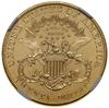 20 dolarów, 1904, Filadelfia; typ Liberty Head, z motto na rewersie; złoto, ok. 33.44 g;  bardzo ł..