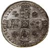 1 korona, 1732, Londyn; z napisem SEXTO na obrzeżu; KM 575.1, S. 3686; srebro, 29.81 g;  ładnie za..
