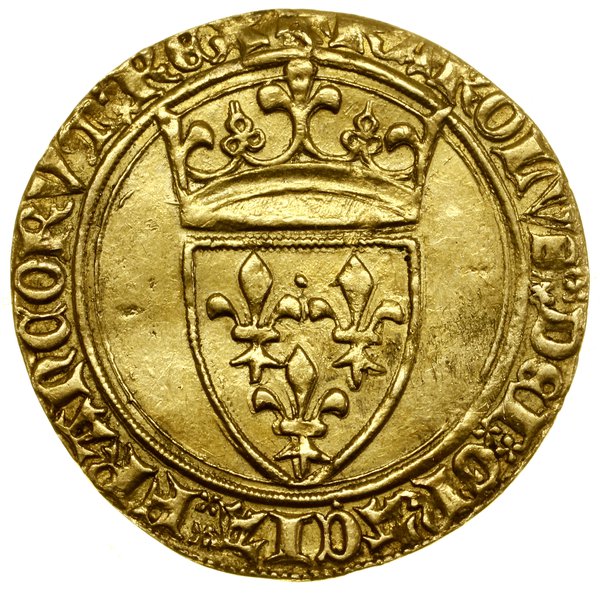 Écu d’or à la couronne, (po 1389), Troyes