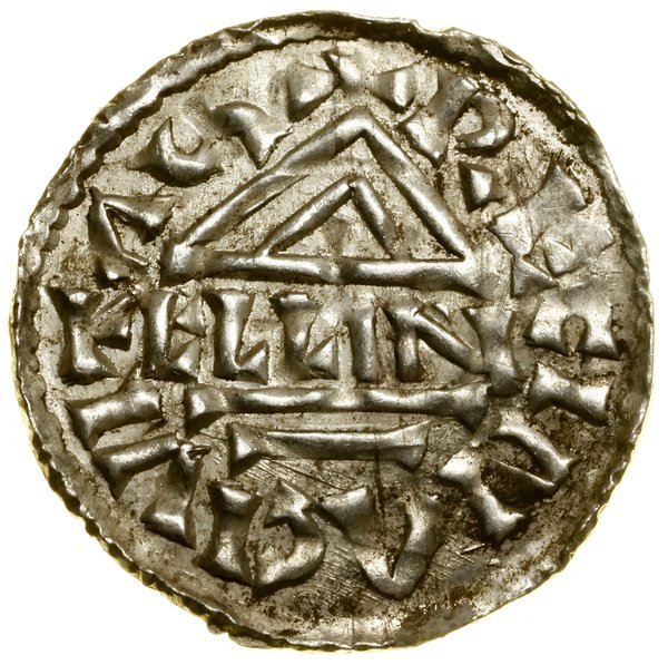 Denar, (985–995), Ratyzbona, mincerz Aljan; Aw: 