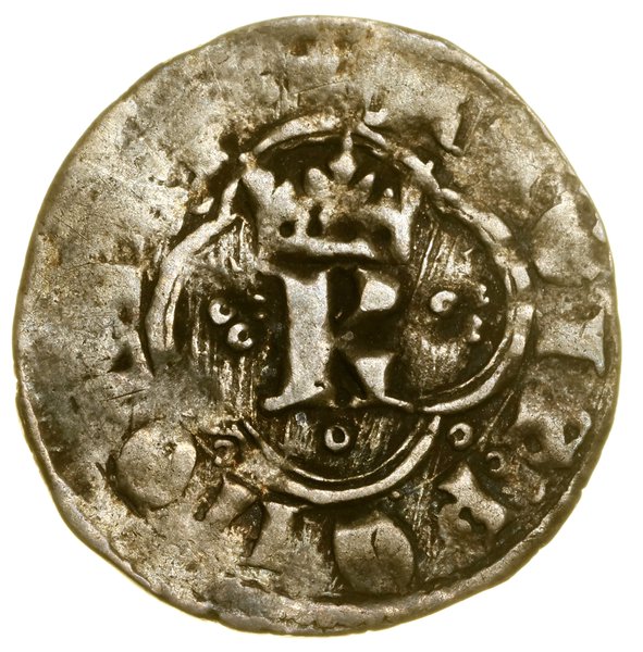 Kwartnik ruski, (1360–1370), Lwów; Aw: Ukoronowa