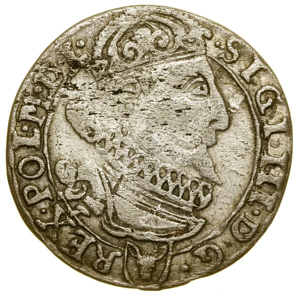 Szóstak, 1626, Kraków; w legendzie awersu SIGI I