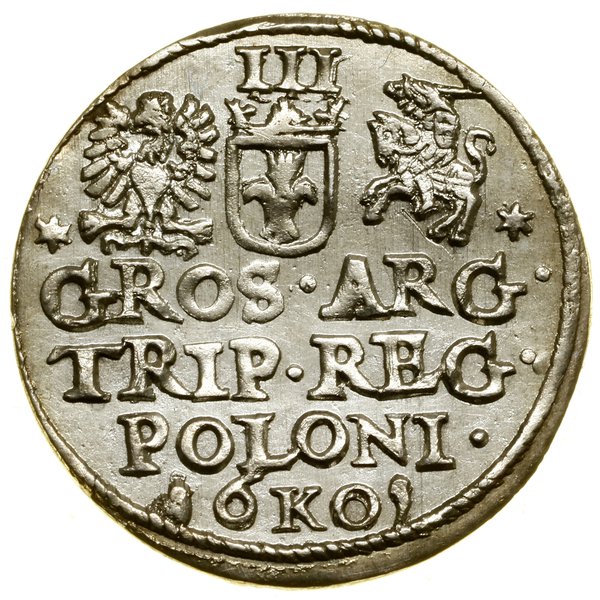 Trojak, 1601, Kraków; popiersie w prawo; Iger K.