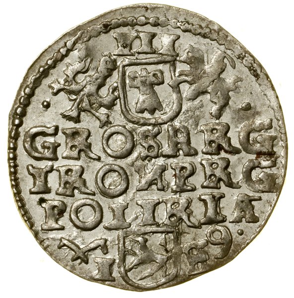 Trojak anomalny, “9” (1595?), stylizowany na egz