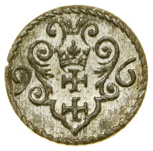 Denar, 1596, Gdańsk