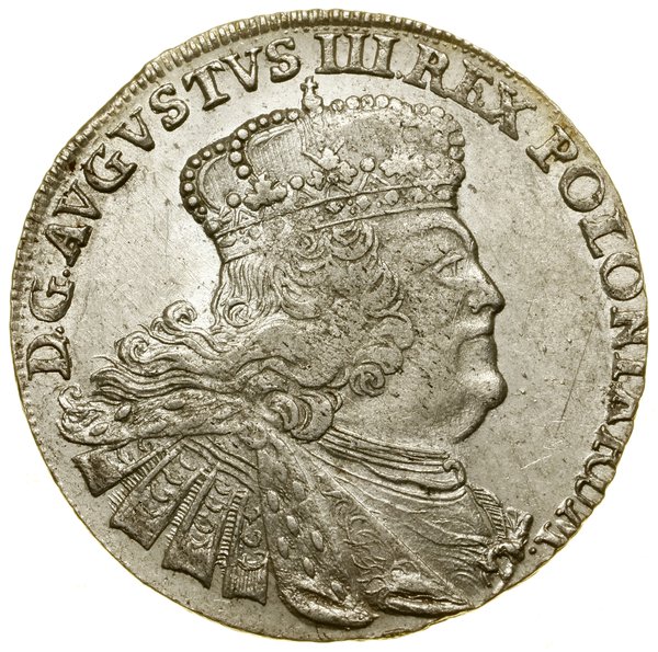 Ort, 1755 EC, Lipsk; pola koron żeberkowane, z p