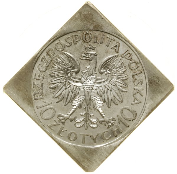 Klipa 10 złotych, 1933, Warszawa