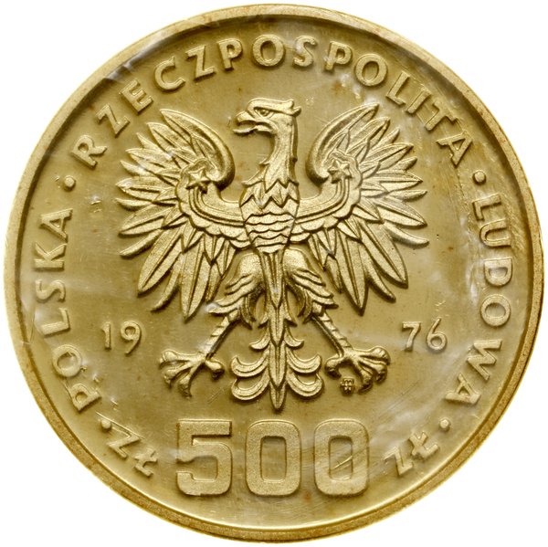 500 złotych, 1976, Warszawa; Tadeusz Kościuszko 