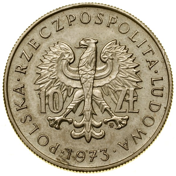 10 złotych, 1973, Warszawa; 200-lat Komisji Eduk